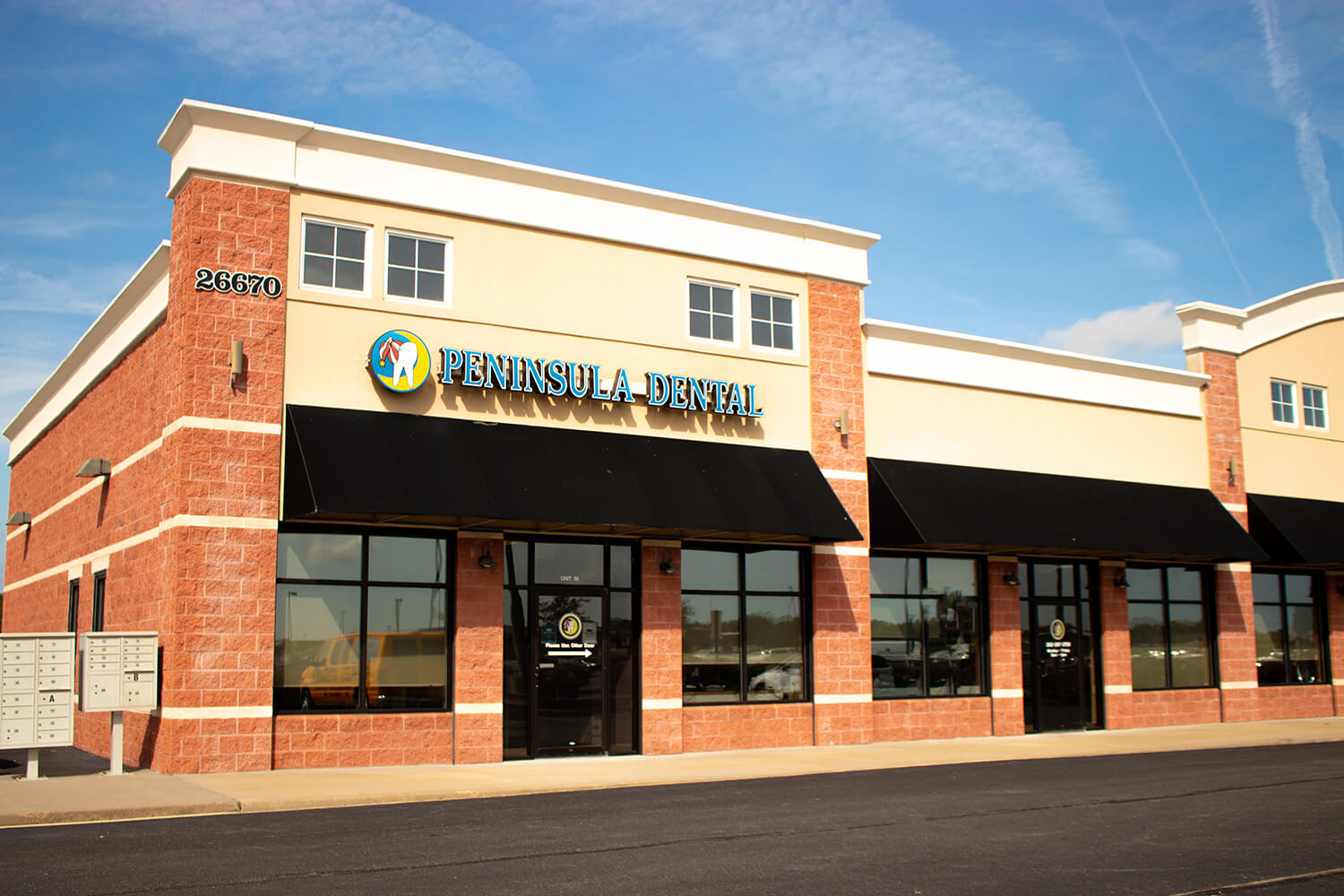 Exterior photograph of Peninsula Dental Millsboro